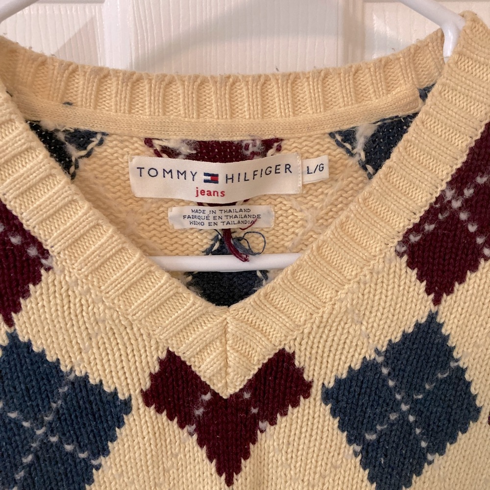 Tommy Hilfiger Argyle Sweater - Picture 4 of 4